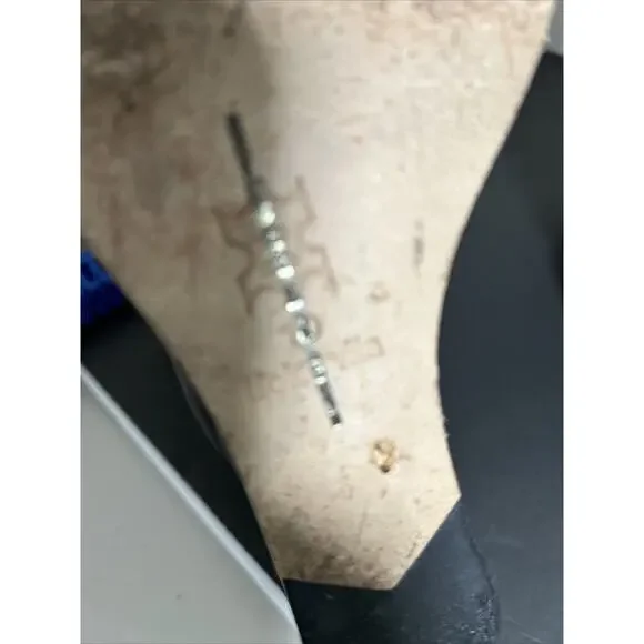 Dolce Vita Black Leather Platform Wedge Elastic Ankle Booties Boots Women's 10 - Picture 6 of 7